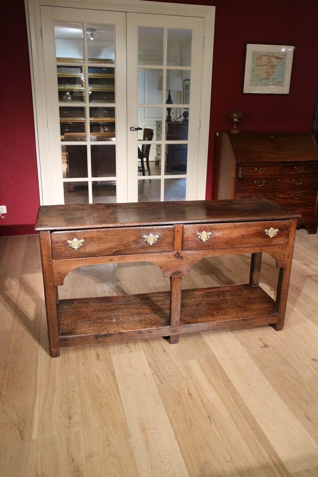 18th Century oak sidetable