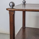 Art Deco oak side table - 1930s