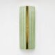 Contemporary Rectangular Murano Glass Wall Sconces With Chrome Finish – Set