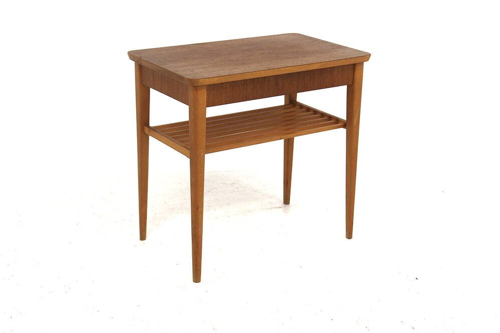 Scandinavian teak bedside table, Sweden, 1960s