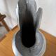 Aluminium fountain vase