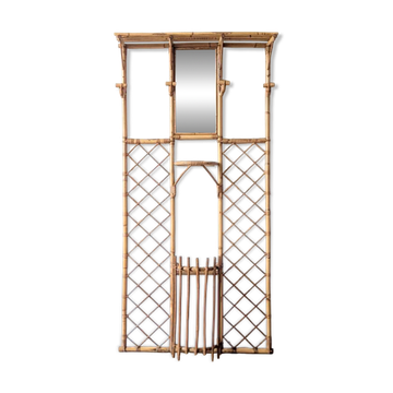 Vestiaire rotin des années 50