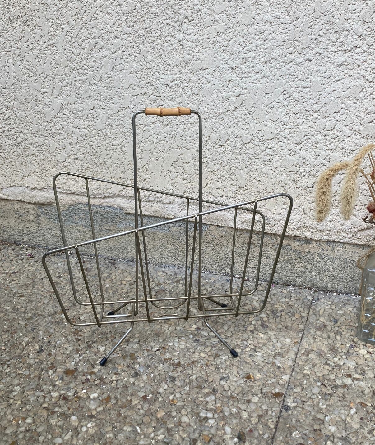 Vintage magazine rack