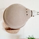 Antique articulated metal workshop lamp