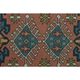 1970s Vintage Turkish Oushak Handmade Wool Cotton Orange  Area Rug 136x192
