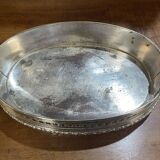 Silver-plated metal table planter from the 1930s