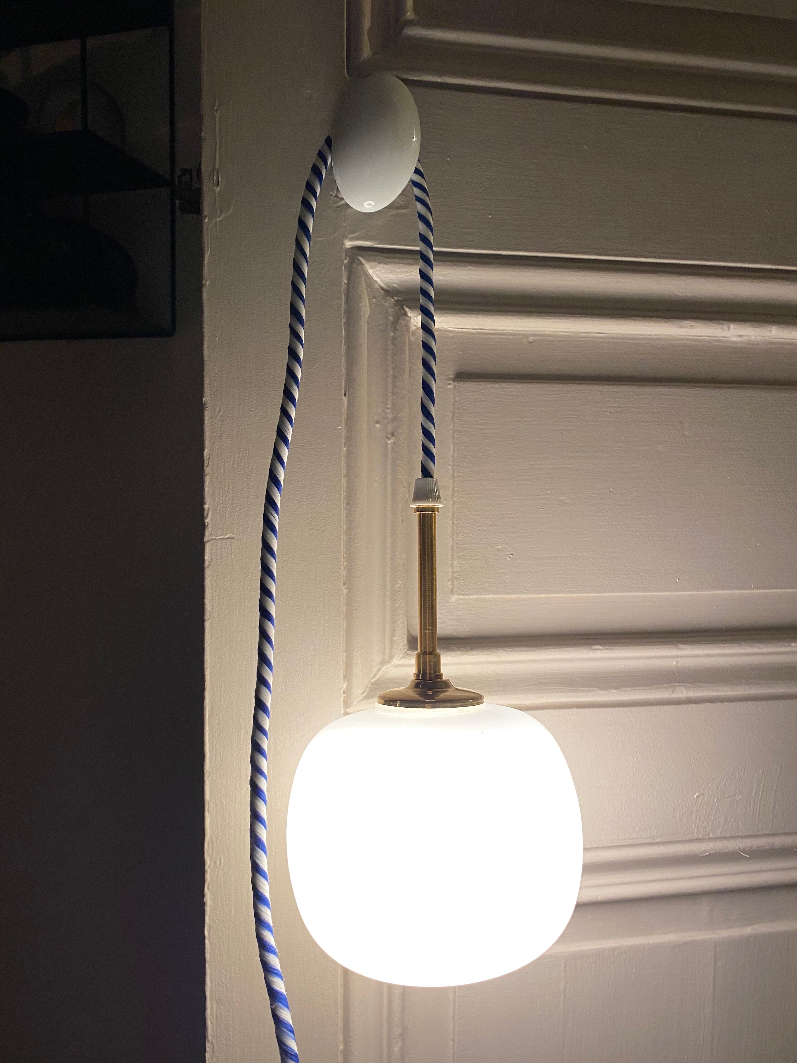 60s ballad, blue cord overseas and white