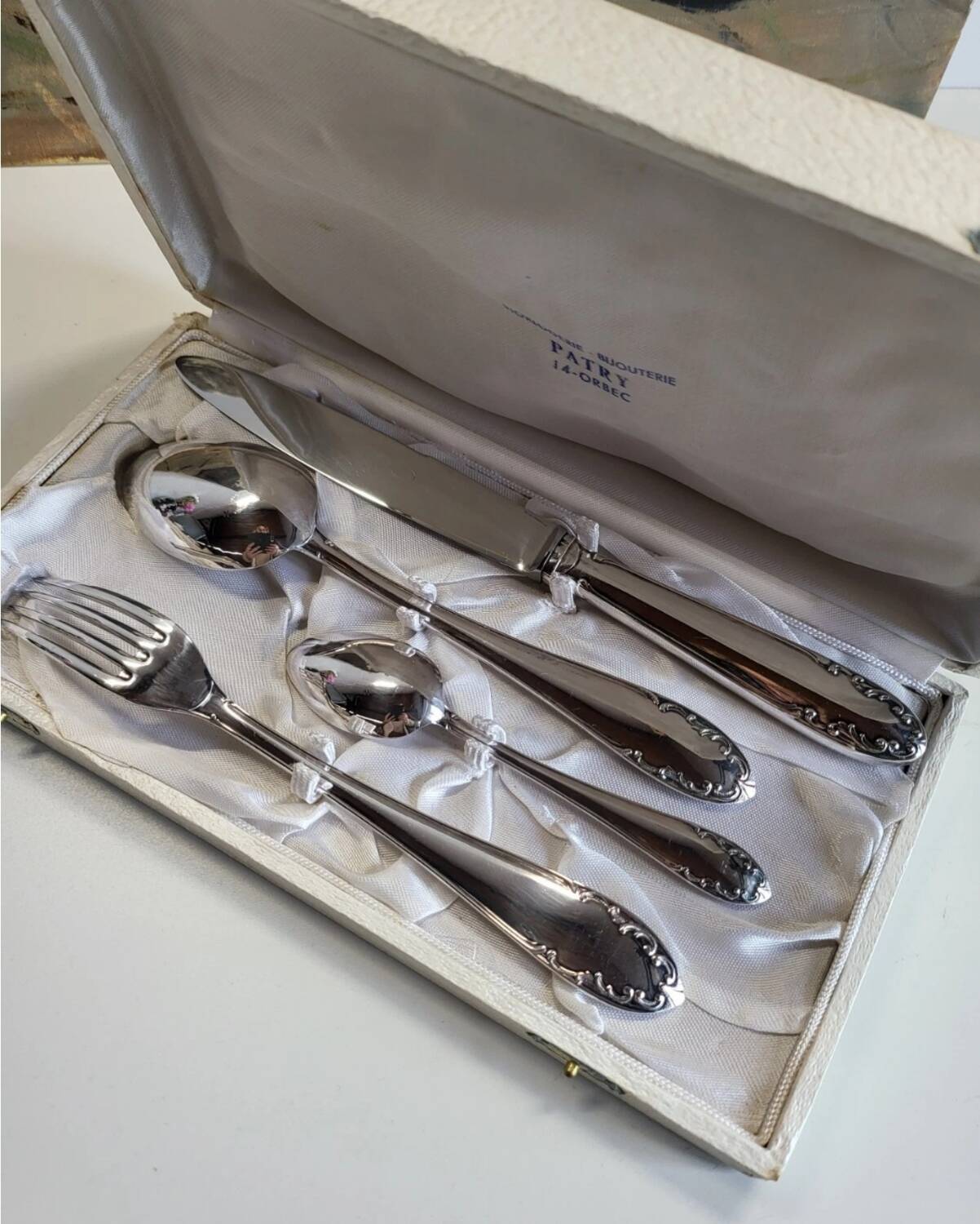 4-Piece Flatware Set, Liberty Silver-Plated Metal