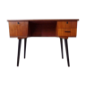 Bureau de style scandinave en bois des annees 60