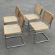 Ensemble de 4 chaises modèle Cesca B32 conçu par Marcel Breuer design