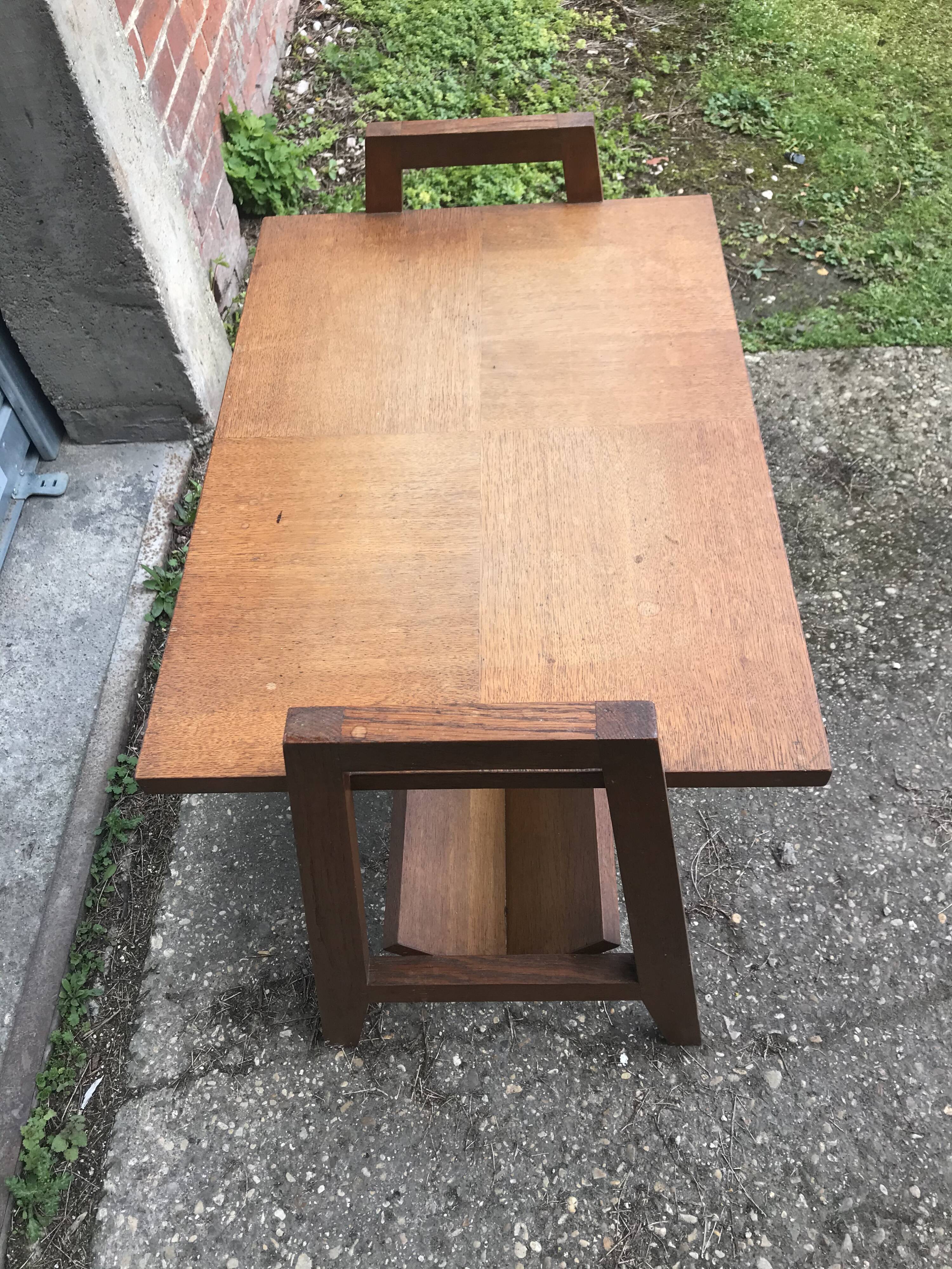 Oak side table 1950