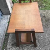 Oak side table 1950