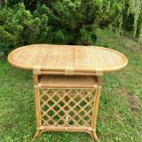 Wicker table and chair