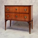 Commode Sauteuse period Louis XVI - Merisier - 18th