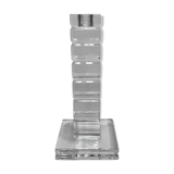 Crystal candle holder, Saint-Louis design Jean Sala
