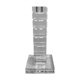 Crystal candle holder, Saint-Louis design Jean Sala