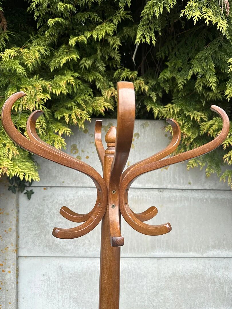 Coat rack – Baumann – Storage – Vintage curved wood Parrot