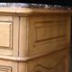 walnut chest of drawers by L. GENIN (Marseille). Circa 1900.