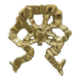 Gold brass knot wall hook