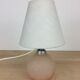 Lamp ball glass pink pattern flowers