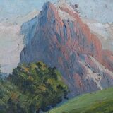 Mountain landscape painting