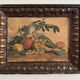 Huile sur toile par M. Rery nature morte aux fruits et aux légumes XXe