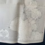 Denmark and Sweden The Sound Entrance to Baltic Nautical Map