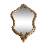 Baroque style mirror in gilded wood