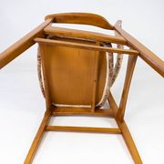 Chaise en teck avec accoudoirs 60s