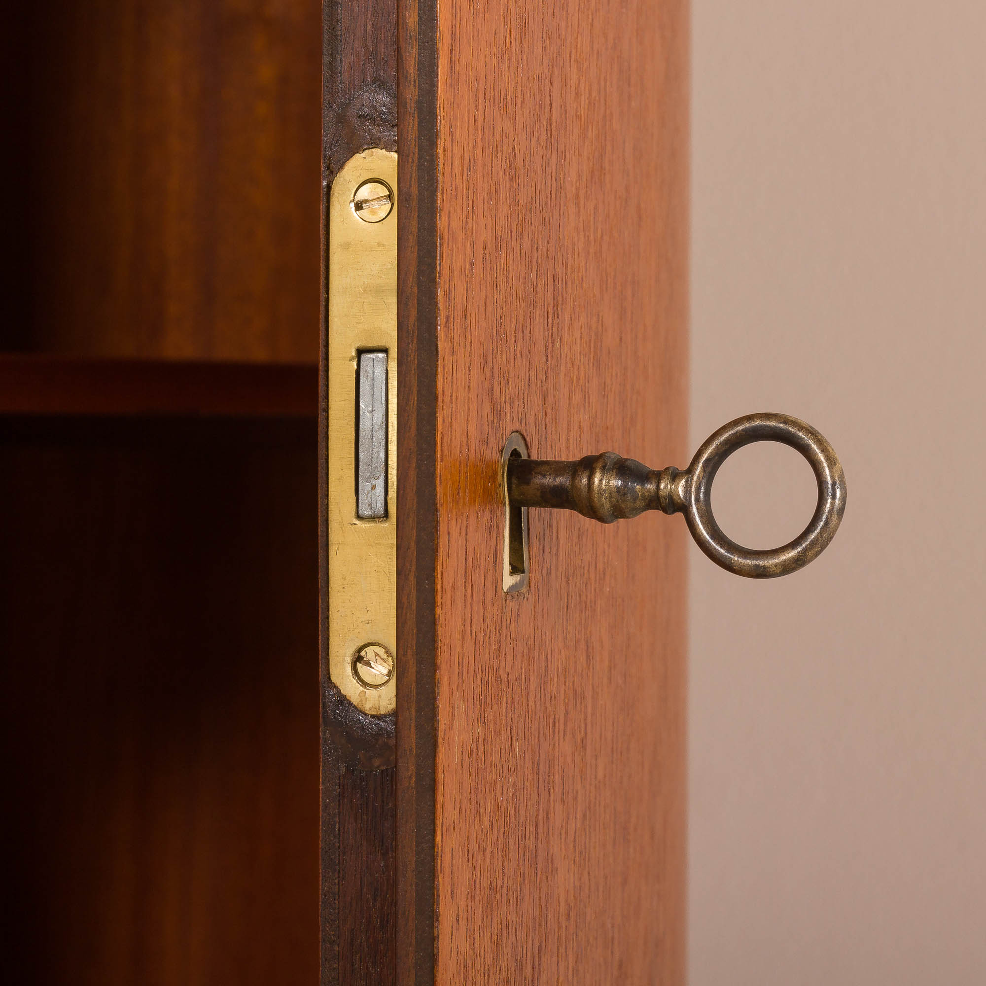Agner Christoffersen mid-century modern corner cabinet in teak, Denmark, 1950s