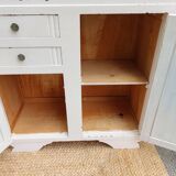 Small white Mado buffet, chippy paint