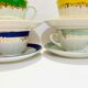 Set of 6 multicolor cups from the 50