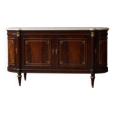 Sideboard in Louis XVI style with a marble top