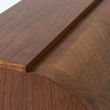 Rolltop secretary in mahogany by Egon Ostergaard, Sweden 1960’s