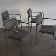 Set of 4 vintage chairs from the GDR era - 'Palast der Republik