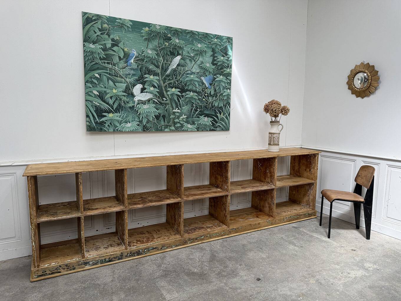 Large shop shelf 1920s sideboard type