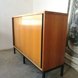 Vintage top sideboard from the 80s, sliding doors