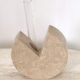 Fratelli Manelli style Travertine and glass test tube vase