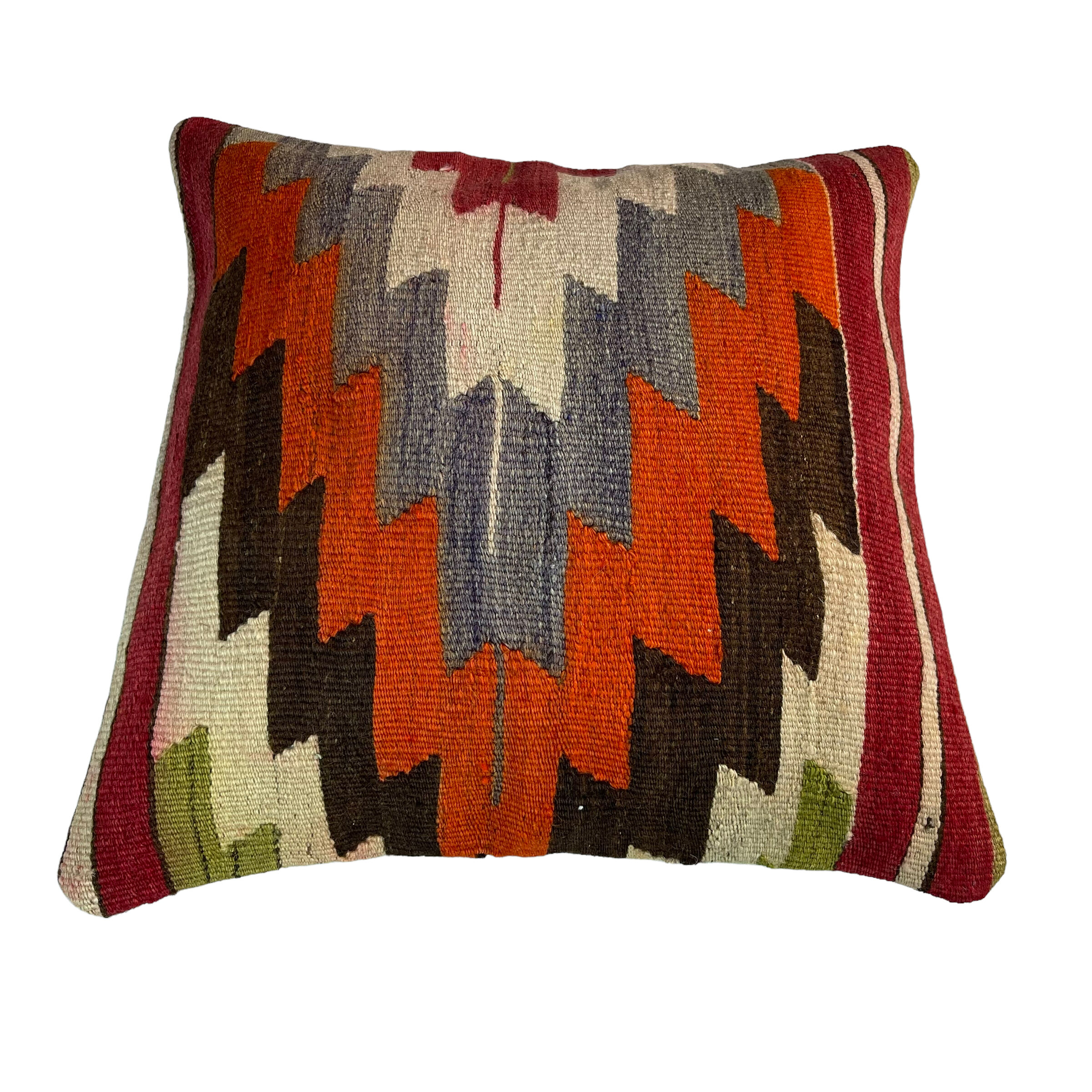 Vintage turkish kilim cushion cover 40 x 40 cm