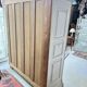 Two-door painted wardrobe, Louis XIV style, Alsatian regional work.
