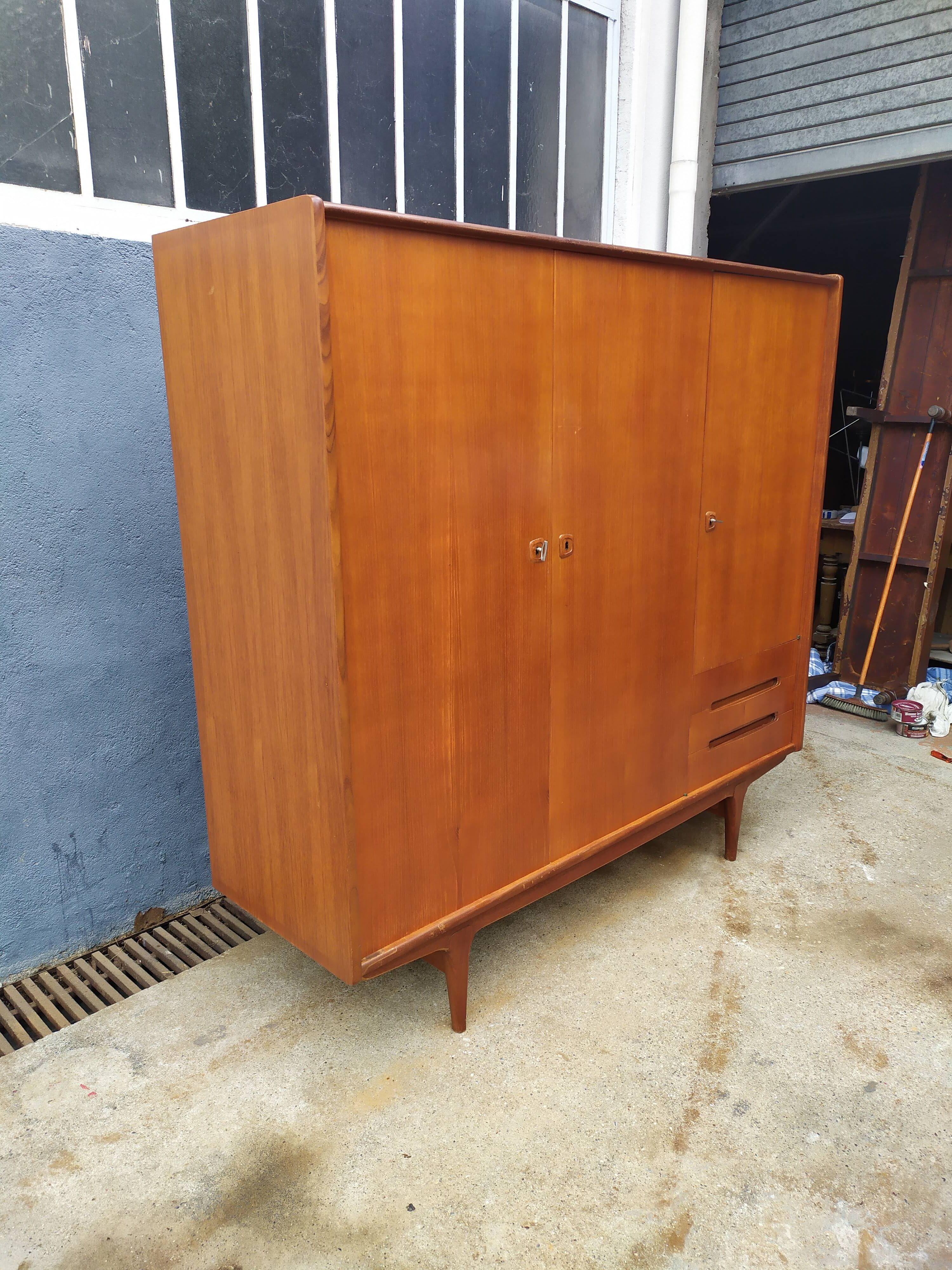 Scandinavian wardrobe teak