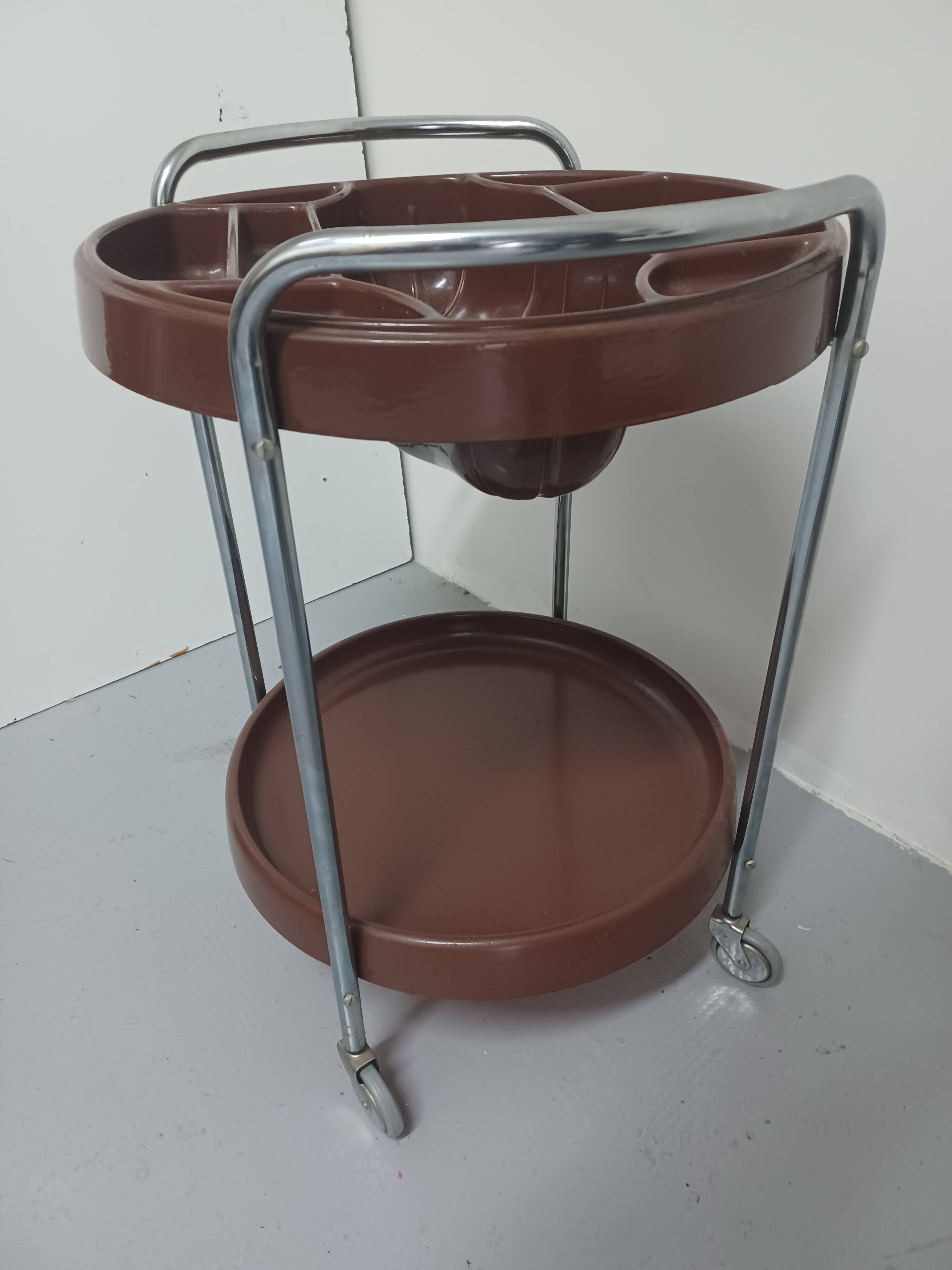 70's serving trolley