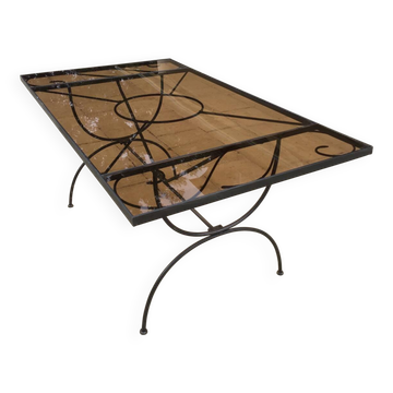 Table en fer forgé