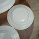 Lot 1 large oval dish and 3 bird plates Green background