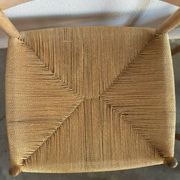 Ensemble de 6 chaises vintage en corde de papier Kurt Ostervig
