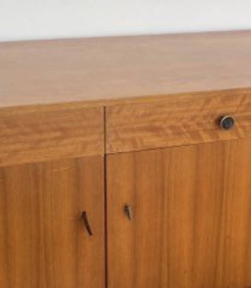 Vintage Scandinavian teak sideboard from the 60s, 70s