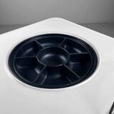 Table basse avec plateau à goûter rotatif, années 70, Allemagne