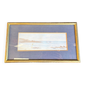 Aquarelle signée Janick