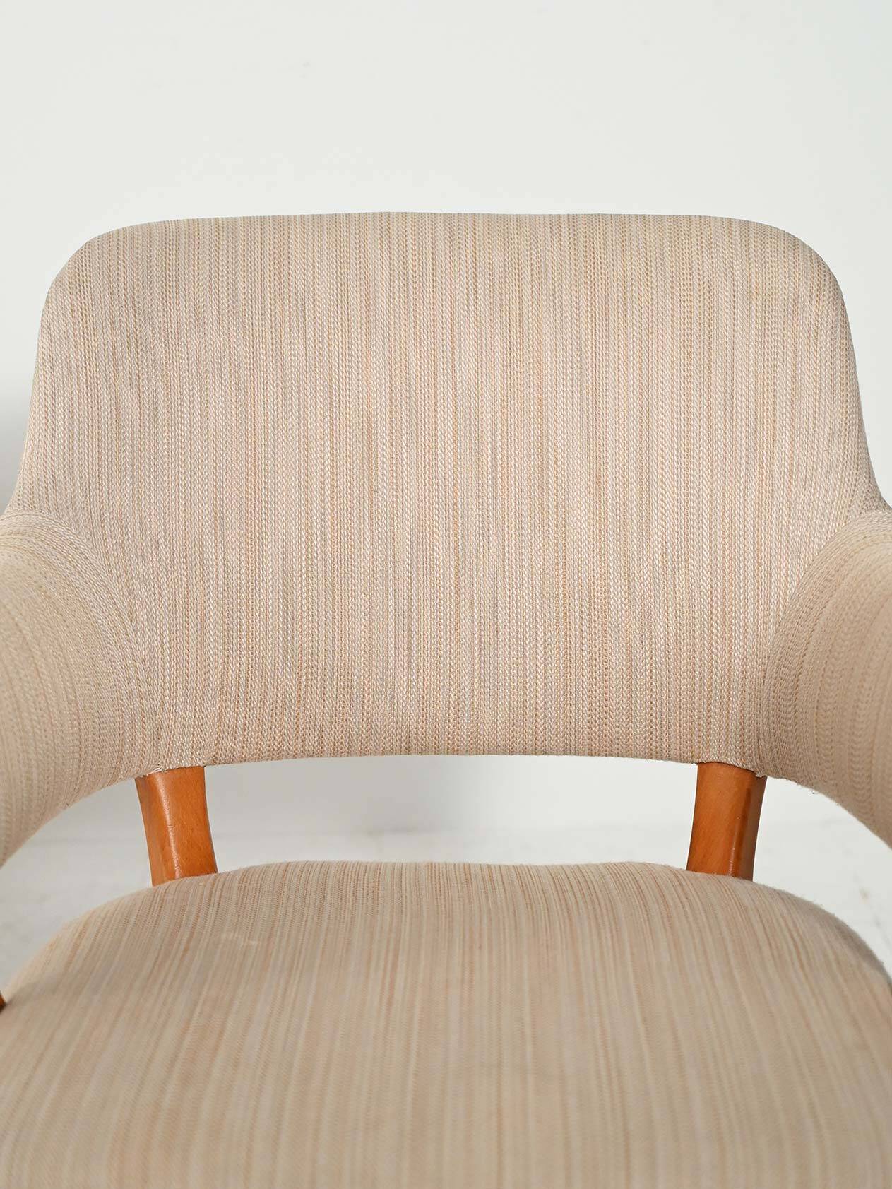 Pair of Swedish “Lata Greven” armchairs by Carl Malmsten