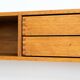 Rare console murale « Modèle 132 » en chêne par Aksel Kjersgaard (Danemark, années 1950).